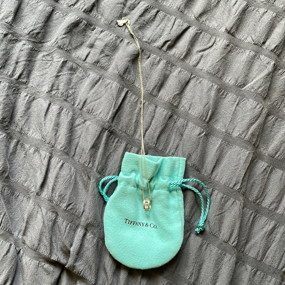 Tiffany @ CO. Sterling Atlas Roman Numeral necklace